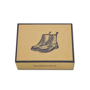 China Luxury Corrugated Shoe Boxes With Custom Logo CE FSC IOS9001 Approval wholesale