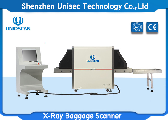 SF6550 Hotel use X Ray Baggage Scanner , Dual Energy X ray Inspection System