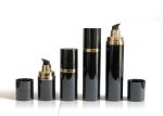 Cosmetics 100ml Airless Pump Bottle / Elegant Dark Airtight Pump Bottle
