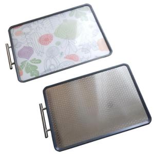 China Round Corner Stainless Steel Double Sided Cutting Board wholesale