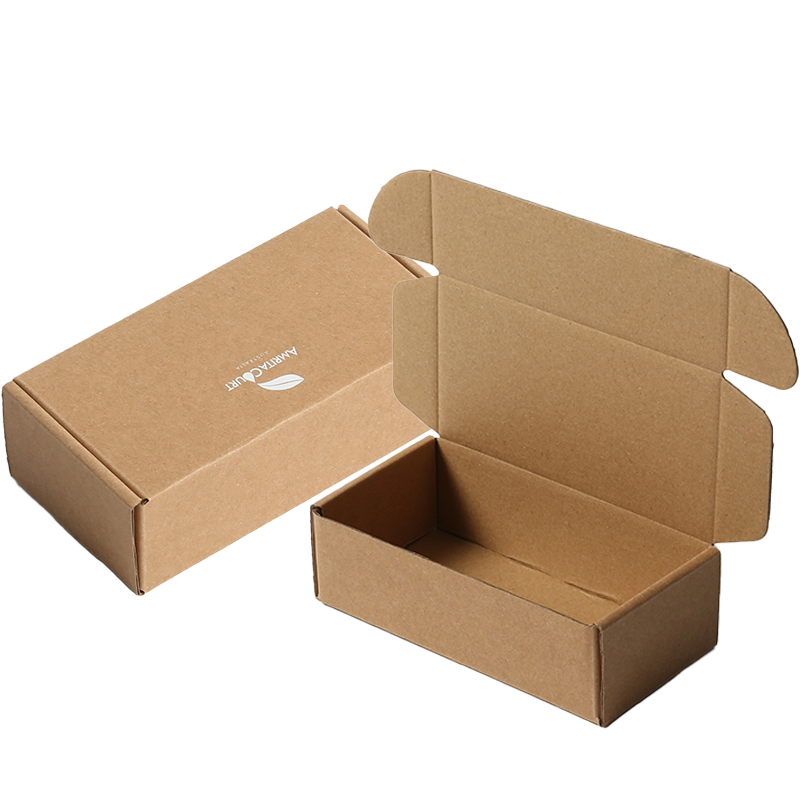 Recycable Kraft Corrugated Box With Silk White Ink High Strength Corrugated Mailers