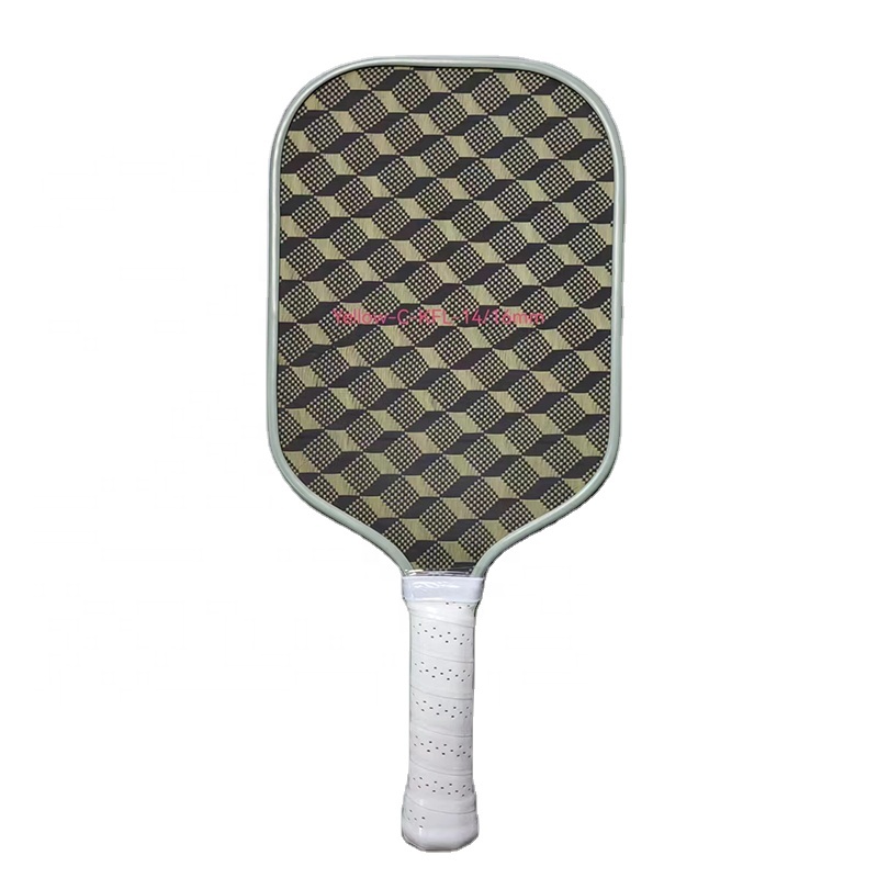Thermoformed Yellow PP Honeycomb Core Pickleball Paddle High Rotation Age Group 5-80