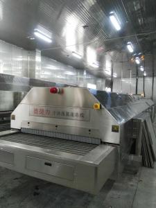 China Double Belt Liquid Nitrogen Chest Freezer 2000kg/H 2500kg/H Shock Freezing IQF wholesale