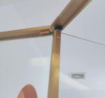 SUS304 Gold Shower Door Frame Rust Resistance Stainless Steel Profile