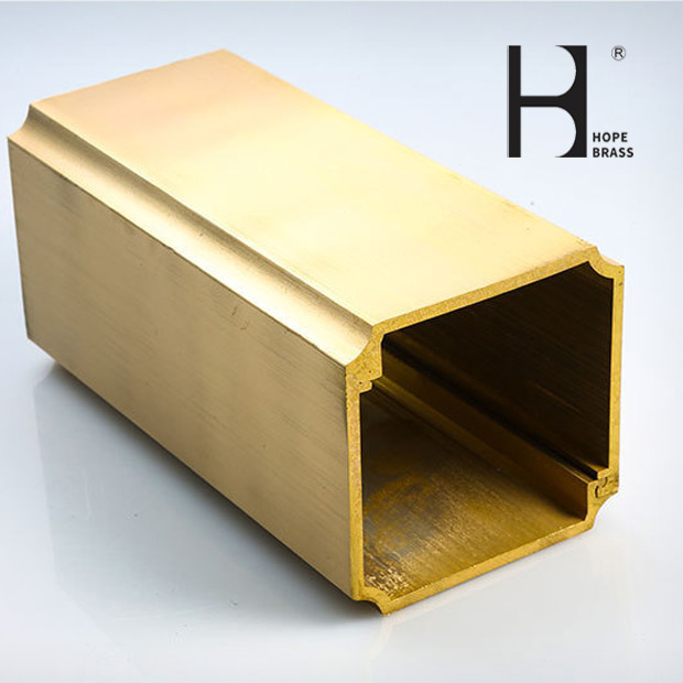 ODM Chrome Plating Surface C38500 Brass Handrails For Stairs