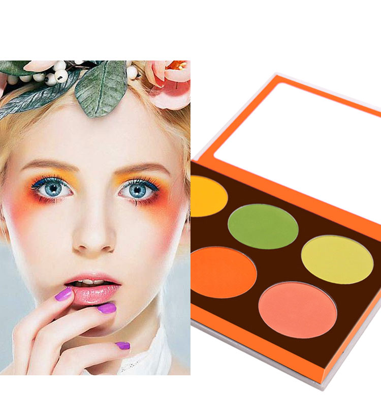No Brand 6 color Makeup eye shadow palette with high quality New Matte Glitter Eye Shadow Custom Logo Cosmetics vendors