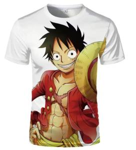 China Cartoon Printed 3D Sublimation Shirt Fashionable Men'S Anime T-Shirt wholesale