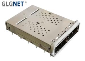 China 1x2 QSFP Cage Assembly wholesale