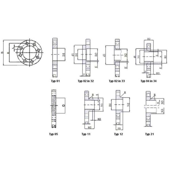 EN 1092-1 PN6 Flange Dimensions Bs10 Table D ,Table E , Table F ,Table H Type01 Type05 Type11 Type12 Pn10 Pn16 Pn25
