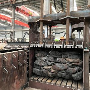 China 100BPH-180BPH Cardboard Recycling Baler Waste Tire Paper Baling Machine wholesale