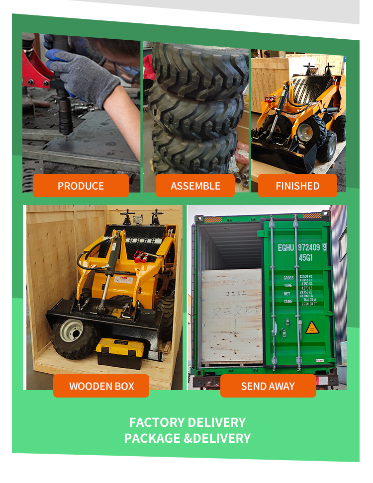 Retail-Ready Shandong Skid Steer Loader with Electric Start and CE EPA Certification