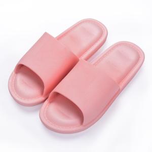 China Pink Disposable Hotel Bathroom Slippers Free Simple Design Good Breathability wholesale