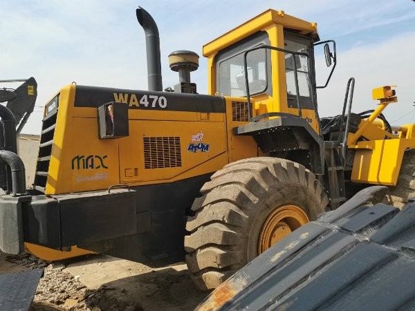 Good Quality Komatsu470 Backhoe Loader Wheel Loader Used Komatsu470 Backhoe