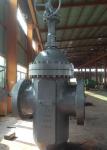 API 600 Cast Steel Industrial Gate Valve Handwheel / Gear Operations ZGZ6001