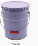 Epoxy Lined Open Head Steel Paint Pail With Lug Cover