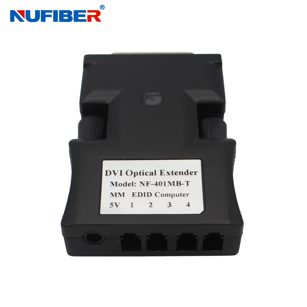 NUFIBER EDID SM 4core LC Dvi To Fiber Optic Converter 1000 Meters Distance DVI to Fiber Extender