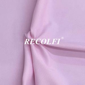 China Solid Color Recycled Activewear Knit Fabric 2 Way Elastane Athletic Wear wholesale