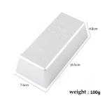 Fine Paper Weight Game Fancy Party Table Decor Plastic Gold Bullion Bar For Kids