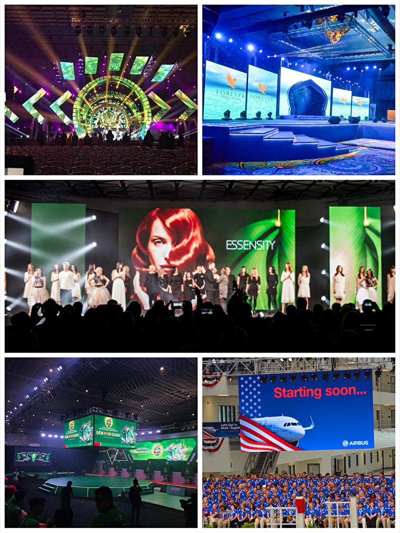96W SMD2121 Outdoor Rental Led Screen P2.6 8mm Thickness FCC