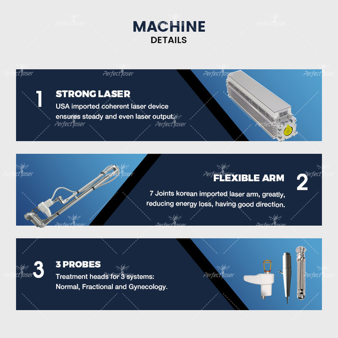 Vertical Femilift Surgery Co2 Fractional Laser Wrinkle Removal Skin Rejuvenation Vaginal Skin Tightening Machine