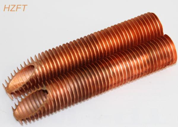 Heat Conductive Flexible Extruded Fin Tube For Tankless Water Heater / Low Fin