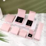 Customized Jewelry Paper Box Book Shape Magnetic Closure Jewelry Box