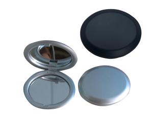 China Oval shape double side compact mirror wholesale