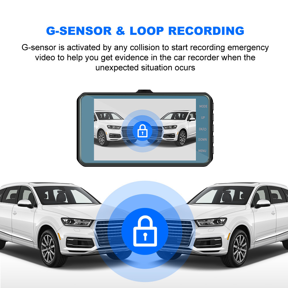 Personalised Car Camcorder FHD 1080P Vehicle Camera System With DVR