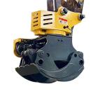 Hydraulic Wood Cutter Excavator Grapple Saw With Chainsaw