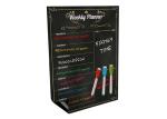 Dry Erase Chalkboard Magnetic Weekly Planner, Kitchen Fridge Magnet Calendar