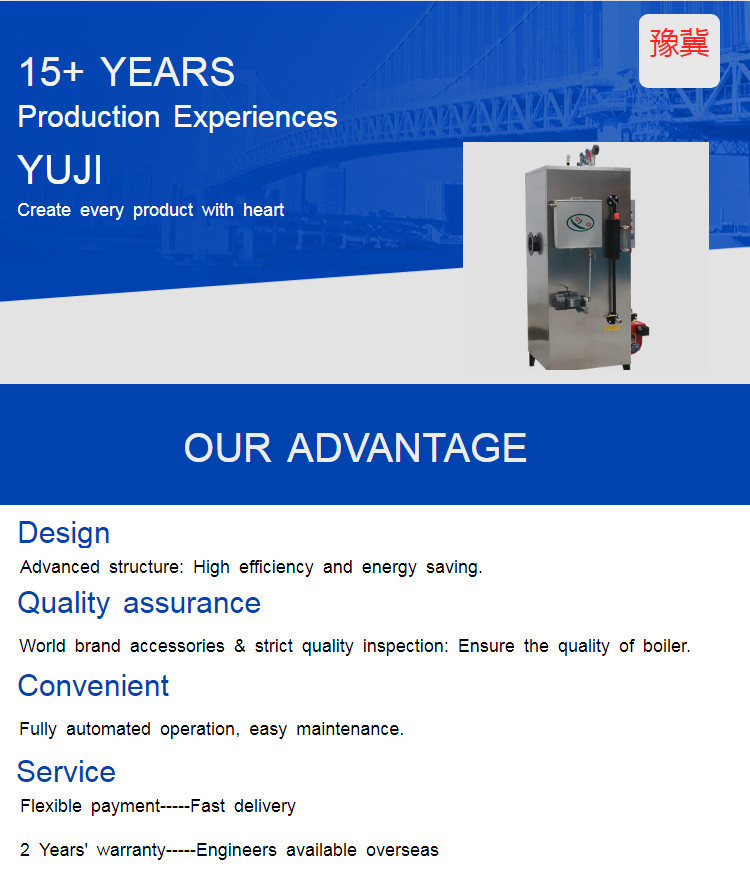 Portable Gas Or Oil Heating 0.7Mpa Electric Steam Boiler