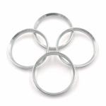 Mercedes / Benz Wheel Parts , Left Hub Rings For Rims Light Weight Billet