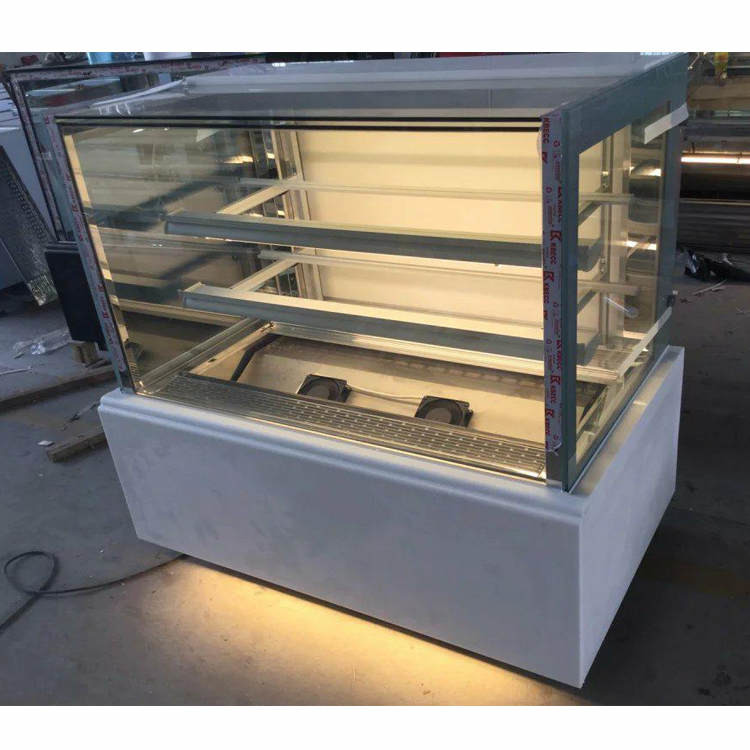 Three Layer Glass Marble Finish CE Bakery Display Cooler