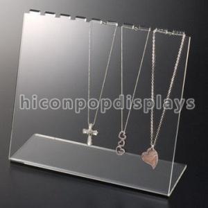 China Counter Necklace Acrylic Jewelry Holder Retail Merchandising Fixtures wholesale