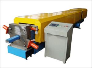 China Galvanized Cold Steel Rain Downspout Roll Forming Machine Single Chain Driving wholesale