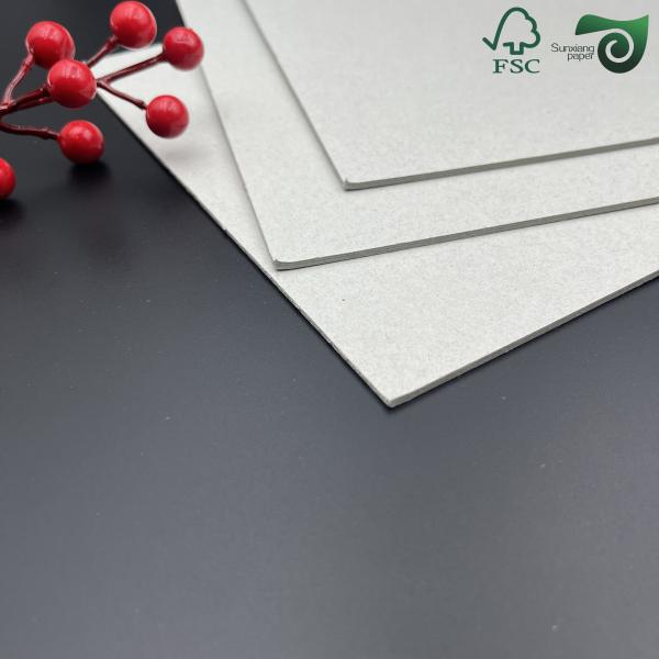 Grey Chipboard Paper With High Stiffness Ideal For Book Binding 0.45mm 3.84mm In Thickness