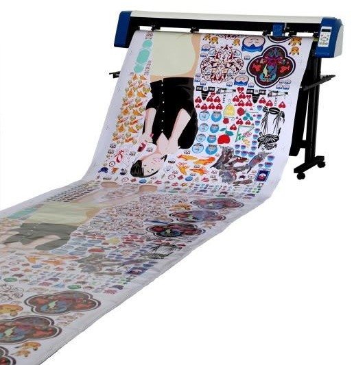 Professional Stepper Sticker Cutting Plotter Manual Contour Cut With 20-800mm/S Speed
