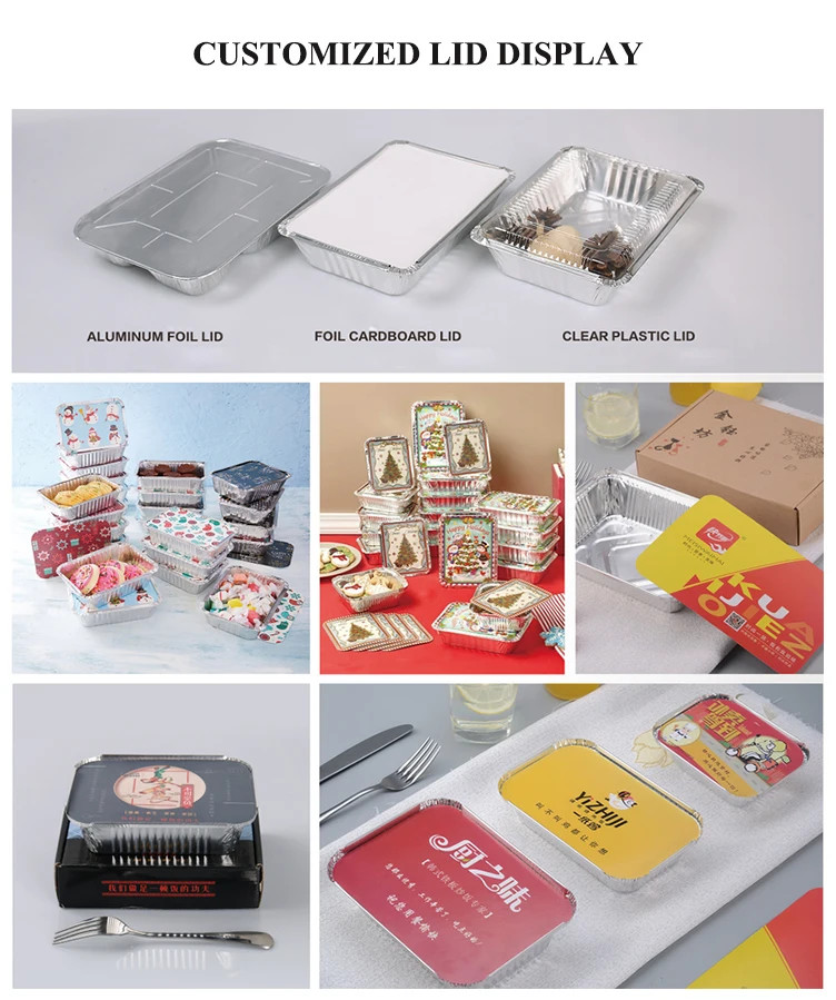 Aluminum Foil Container For Airline Meal Packaging Solution With OEM Service