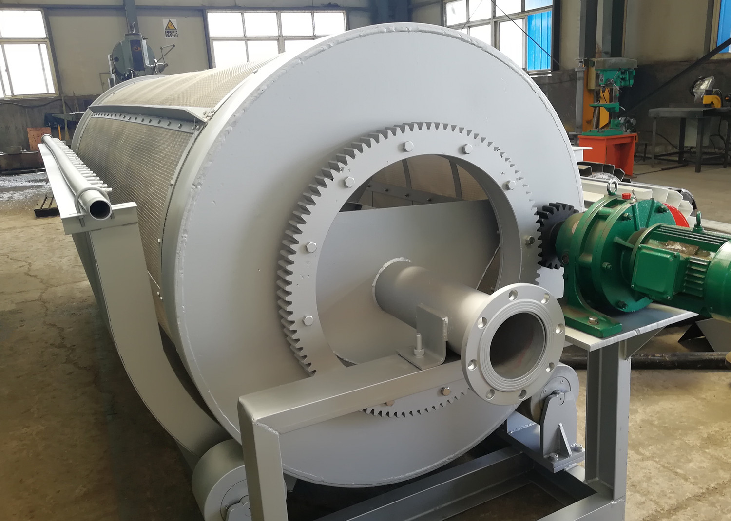 Rotary Drum Micro Filter For Continuous Paper Fiber Recycling