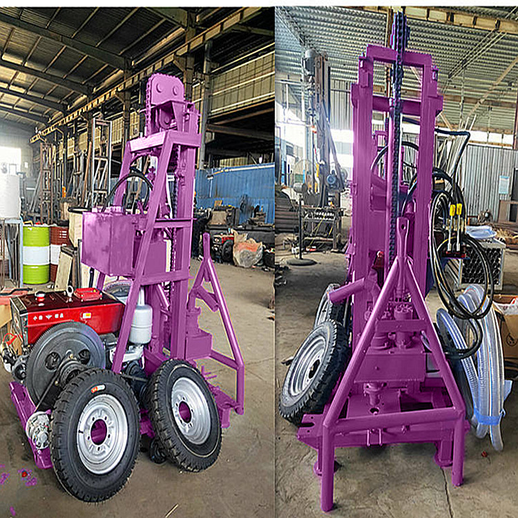 Water Well Borehole Drilling Rig Hydraulic Drilling Rig Trailer Mounted Water Well Drilling Rigs