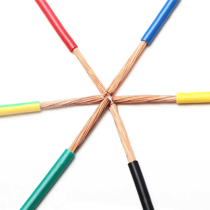 1.5mm 2.5mm 4mm 6mm Stranded Copper Conductor PVC Insulated Wire for Electrical Needs