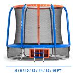 Steel Frame 14 FT or OEM Adults and Kids Fitness Jump Bed Trampoline with Safety