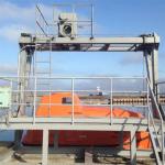 IACS Approved SOLAS 70KN, 95KN Offshore Platform Davit For Lifeboat