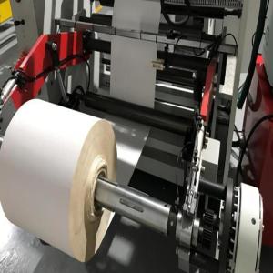 China Semi Automatic Paper Bag Making Machine Square Bottom Brown wholesale
