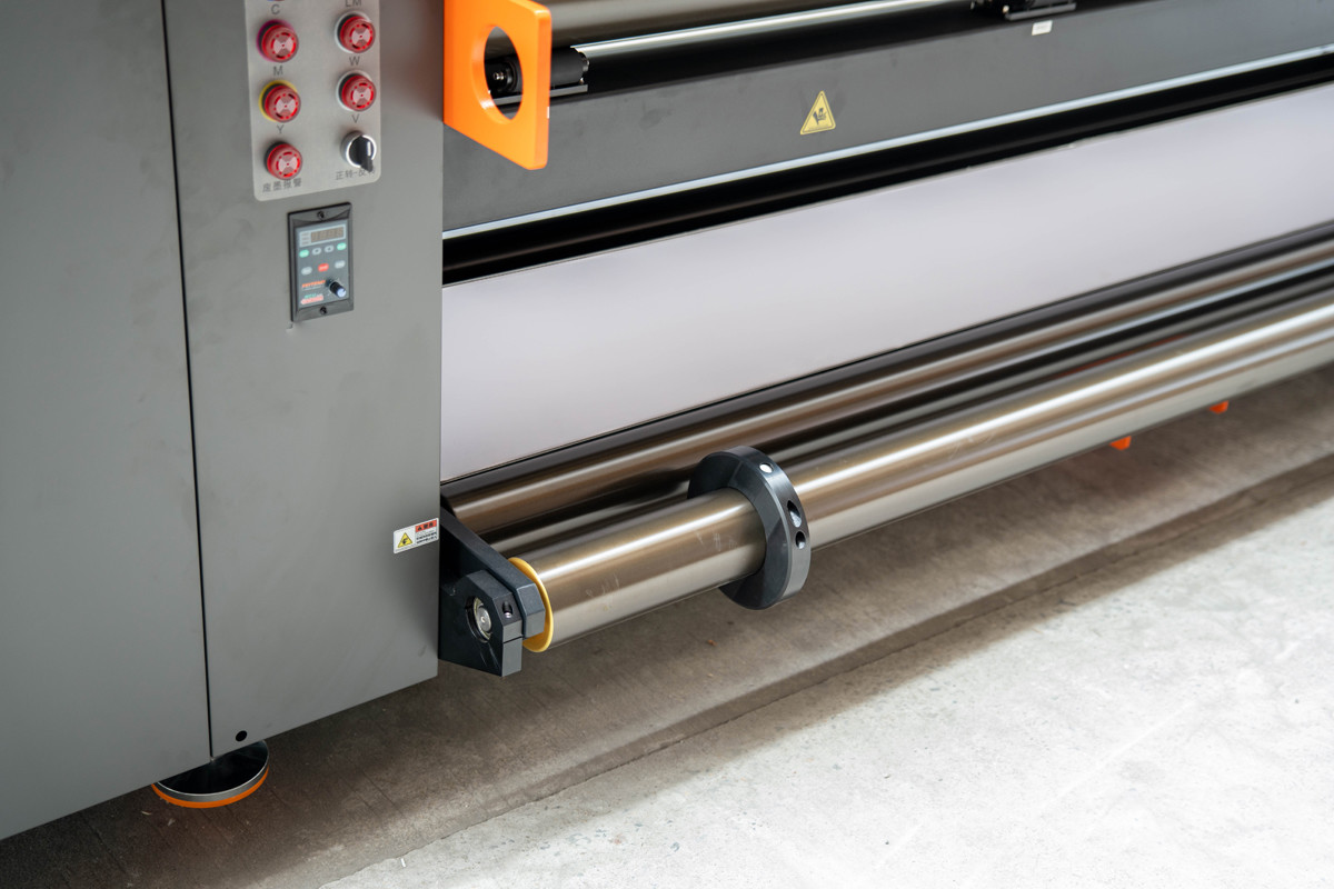 12 Maximum Winding Diameter Flag Printing Machine With 720x1200dpi Resolution