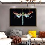 Entrance Living Room Decoration Crystal Porcelain Painting Digital Printing