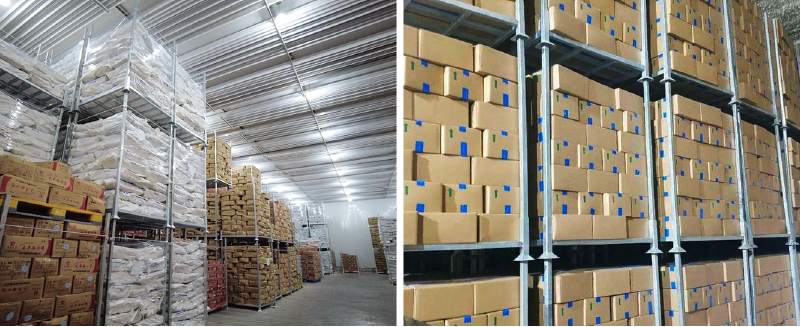 Square Tube Pallet Stacking Rack