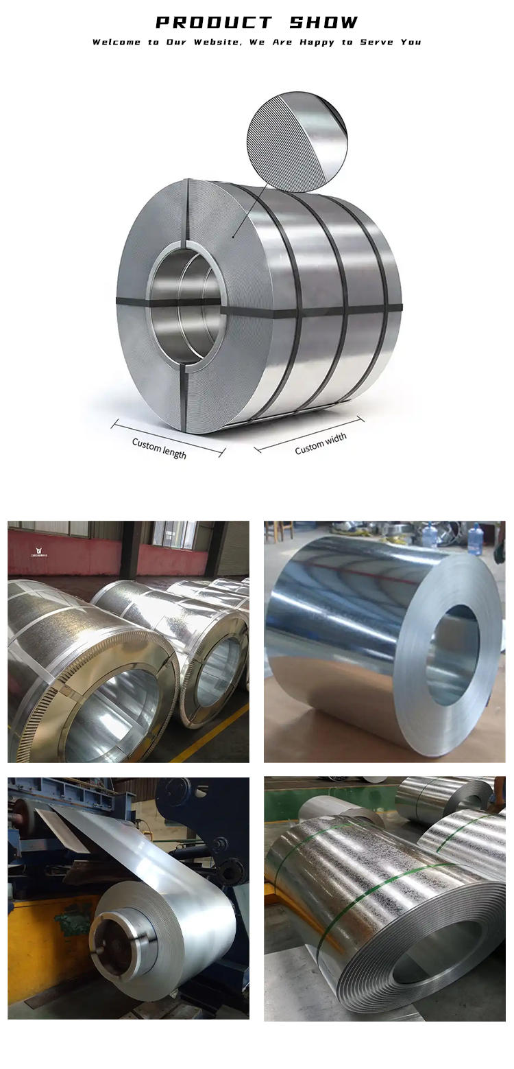 OEM 0.25mm Thickness Galvanized Steel Coil DX52D Prime G60 G80 For Roofing Sheet
