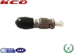 Metal Fiber Optic Attenuator , ST UPC Male To Female Adjustable Attenuator