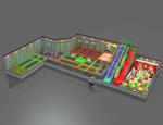 Olympic Trampoline Park Equipment With Ninja Course OEM Available
